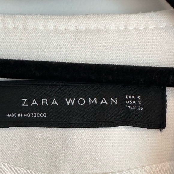 ZARA | White long jacket with tassel detail - Picture 4 of 5